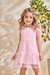 VESTIDO GLITTER ROSA BEBÊ TIME KIDS