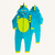KIGURUMI FLEECE MONSTRINHO AZUL TAM 01 AO 10 FAKINI - Baby Love