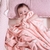 COBERTOR BABY LUXO OVELHA ROSA LAÇO BEBÊ - comprar online