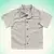 CAMISA GOLA POLO LISTRADO BEGE FAKINI
