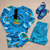 CONJUNTO PRAIA CALIFORNIA BEACH AZUL FAKINI