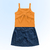 CONJUNTO LOVE ORANGE LARANJA/JENAS FAKINI