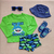 CONJUNTO PRAIA SHARK VERDE FAKINI
