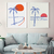 Composição com 2 Quadros Decorativos - Beach + Surfing Vibe