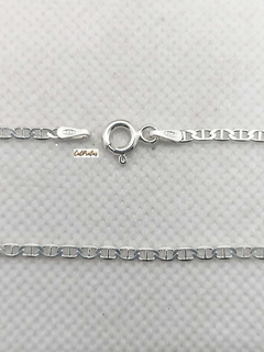 Pulseira Masculina Piastrine Fina, Em Prata 925. - comprar online