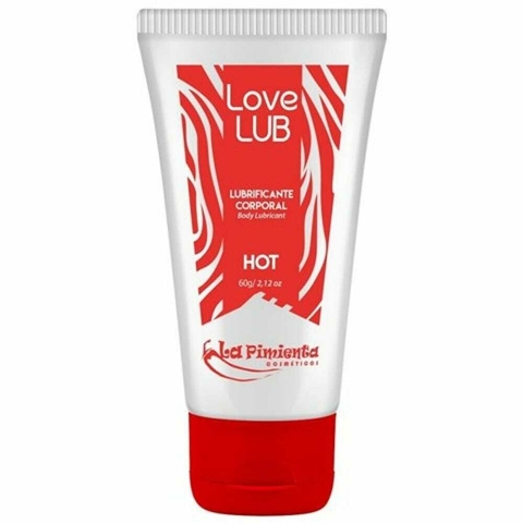 LUBRIFICANTE ÍNTIMO LOVE LUB HOT 60G LA PIMIENTA