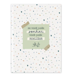 Caderno flexível Terrazzo