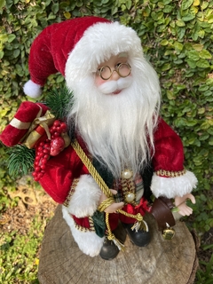Papai Noel Splend 30cm - Em pé - Atelier Solighetto