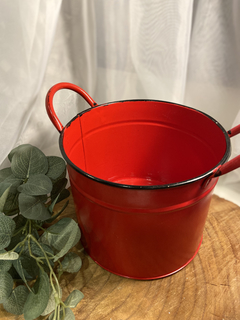 Cesto Lata Vermelha - M 17cm - comprar online