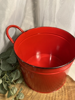 Cesto Lata Vermelha - G 20cm - comprar online
