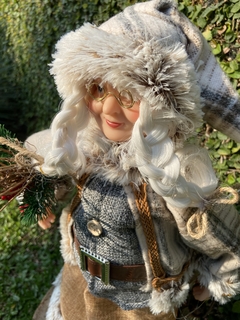 Mamãe Noel Lenhador 45cm - Em pé na internet