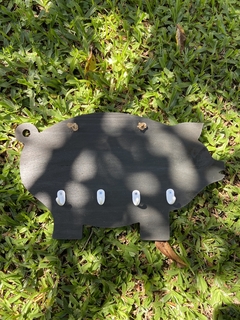 Porta Chaves - Porco (preto)