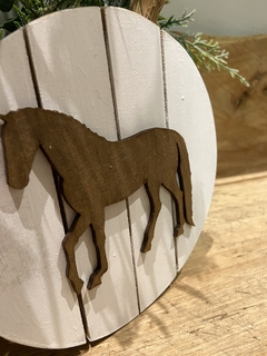Plaquinha - Cavalo (branco) - comprar online