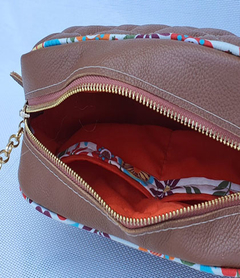 Bolsa tiracolo Ragazza com alças metal e couro - comprar online