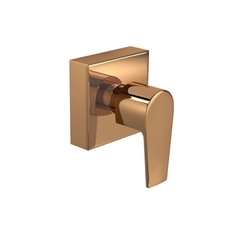 Acabamento Registro Gaveta Grande Level Red Gold Deca