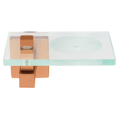 Saboneteira Parede Versata Rose Gold Fani - comprar online