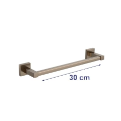 Kit Acessórios Banheiro 04 Peças Quadratta Corten Matte Deca na internet