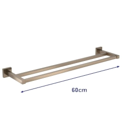 Kit Acessórios Banheiro 04 Peças Quadratta Corten Matte Deca - comprar online