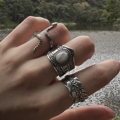 Anel Kings of Gondor (Pedra da Lua) - loja online