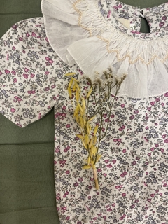 BODY LIBERTY CON CUELLO PUNTO SMOCK - comprar online