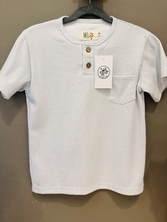 Remera cuello Mao Estampadas - ML