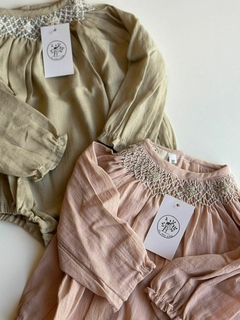 BODY CAMISA SMOCK