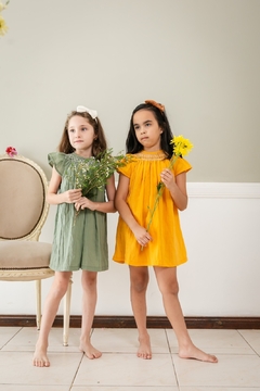 VESTIDOS SMOCK MANGA CORTA - ML