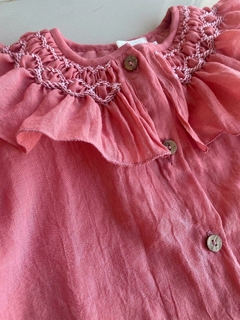 BLUSAS PUNTO SMOCK MANGAS CORTAS - comprar online