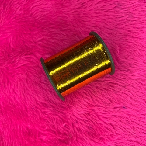Fio de Luz Holográfico Dourado