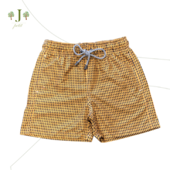 Beach Shorts Adulto Abacaxi Amarelo