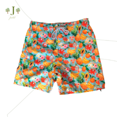 Beach Shorts Adulto Frutas