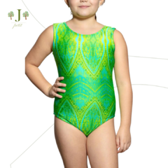 Body Verde Estampada