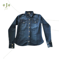 Camisa Jeans Azul