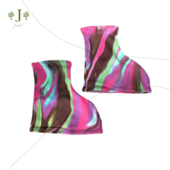 Capa Patins Roxo E Verde