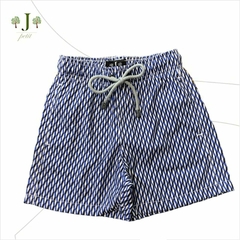 Beach Shorts Adulto Geometrico Azul