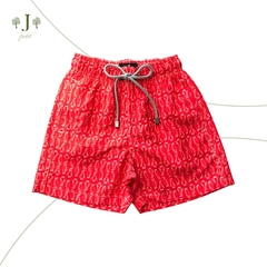 Beach Shorts Adulto Nassau Vermelho