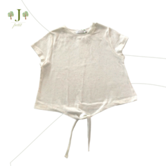 T Shirt Branca Pontinhos
