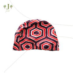 Touca De Natacao Vermelho E Roxo