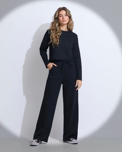 Calca Moletom Pantalona Preto na internet