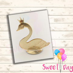 Aplique Cisne com base (05 peças)