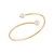 Pulseira Bracelete 2 Pérolas