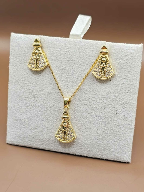 Conjunto Nossa Senhora Cravejado - comprar online
