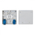 Caixa Ftth / Pto/ Roseta 2 Portas na Cor Branca K-gl-1239a - comprar online