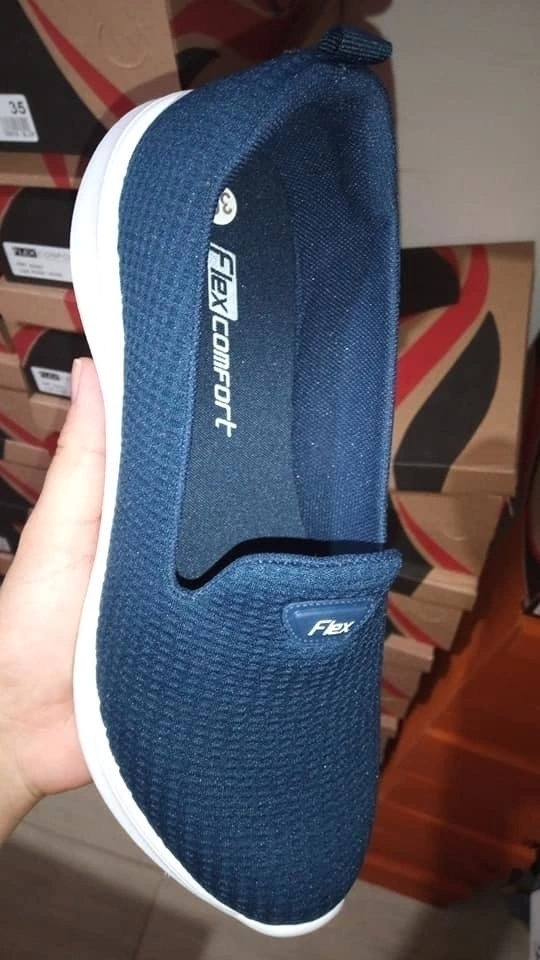 Tênis Flex Confort Azul Marinho