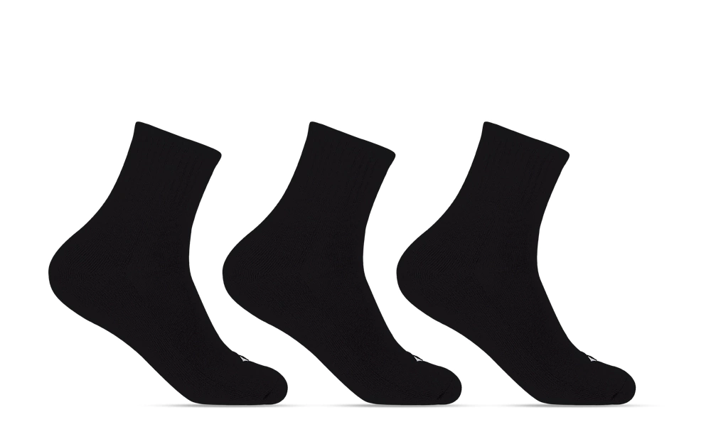 Kit Meias HOAHI c/3 Cor:Preto;Genero:Masculino;Tamanho:39-43