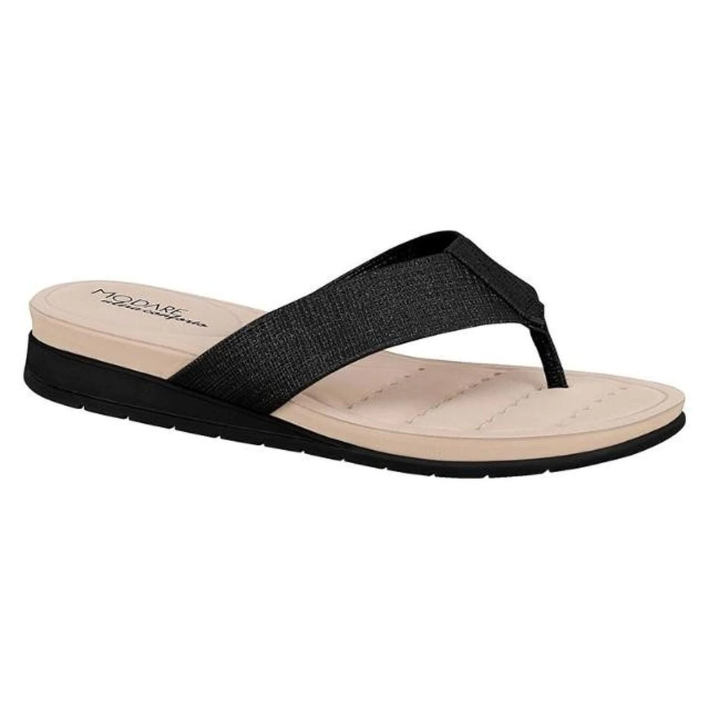 Chinelo Modare Ultraconforto Feminino - Preto
