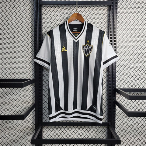Camisa do Atlético Mineiro I 2020 s/n° Preta e Branca - Retro Galo Masculina
