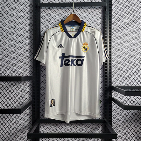 Camisa Retro do Real Madrid - Branca 1998