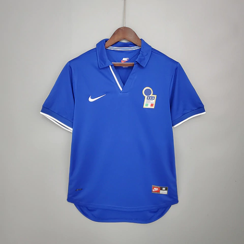 Camisa Retro da Itália - 1998 - azul