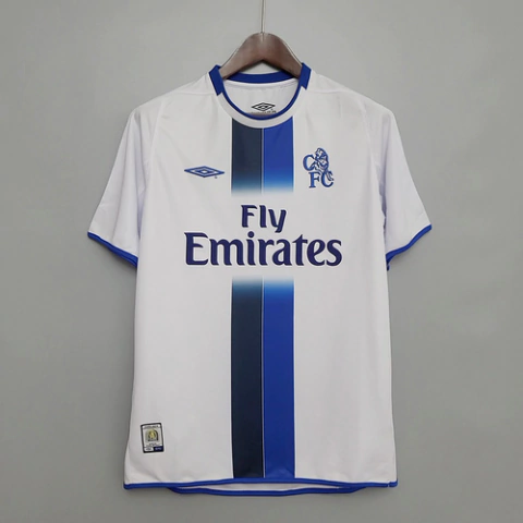 Camisa Retro do Chelsea - Branco 03/05 na internet